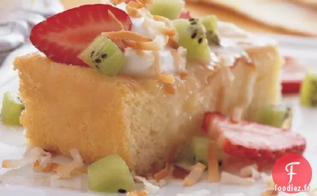 Gâteau Tres Leches à la Crème de Coco