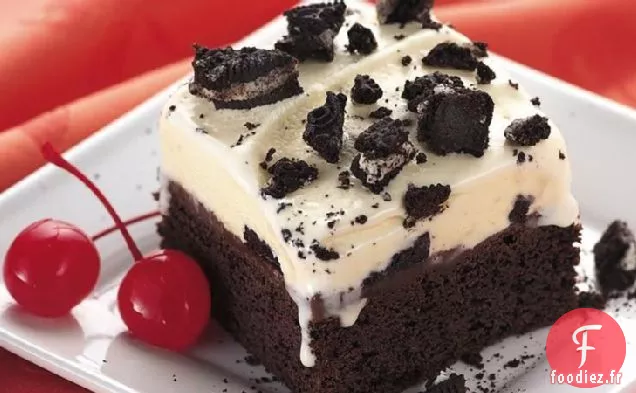Dessert à la Crème Glacée au Fudge
