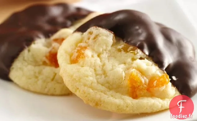 Biscuits Au Chocolat Noir Et à l'Abricot