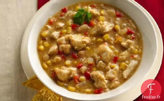 Chili au Poulet Blanc à la Mijoteuse
