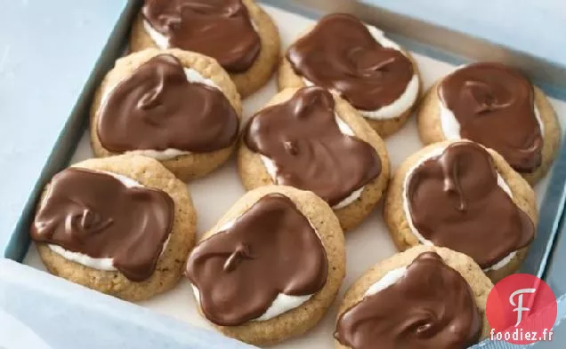 Cookies d'empreinte de Pouce S'mores