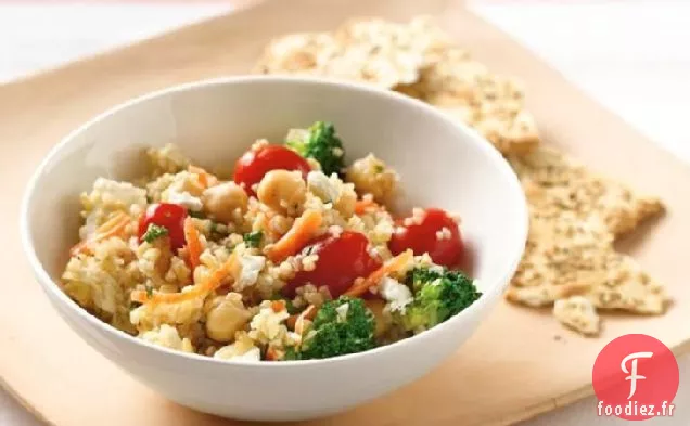 Salade de Boulgour aux Légumes Méditerranéens