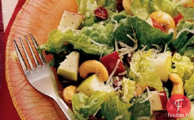 Salade de Fruits d'Hiver avec Vinaigrette aux Graines de Pavot et au Citron