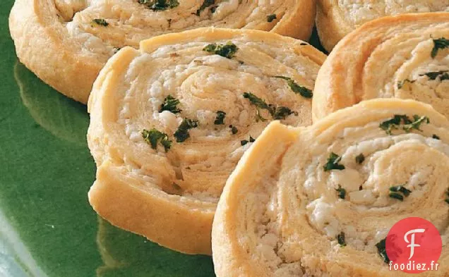 Molettes en Croissant à Trois Fromages