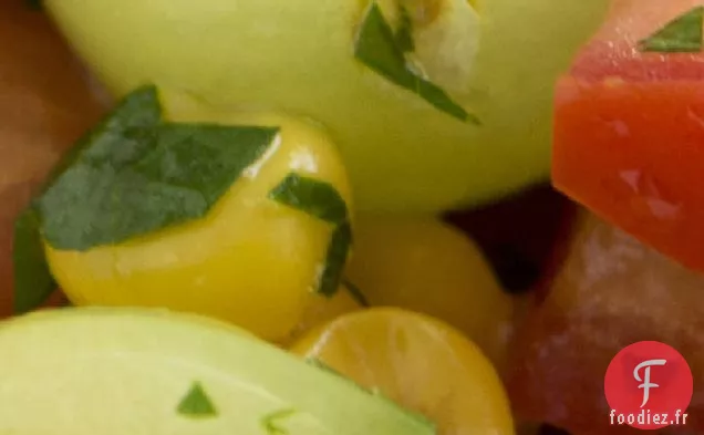 Salsa aux Tomates, Maïs et Raisins