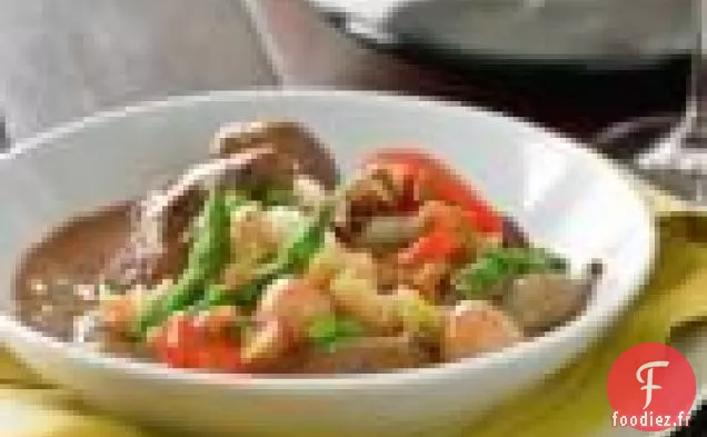 Ragoût D'Agneau De Printemps Avec Purée De Pommes De Terre