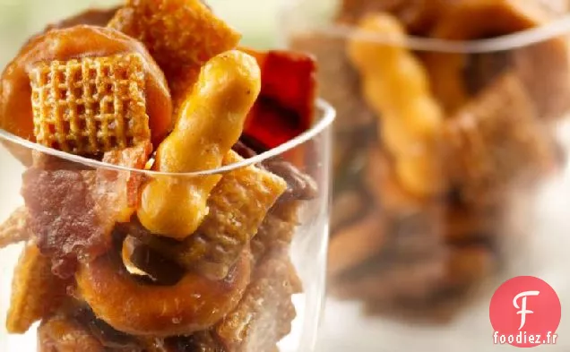 Mélange Chex au Bacon au Bourbon du Kentucky