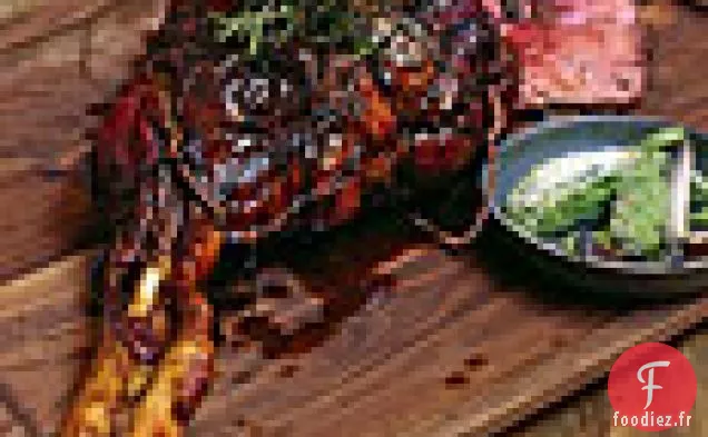 Gigot d'Agneau Farci à la Tapenade