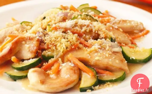 Poêle à Poulet et Légumes du Jardin