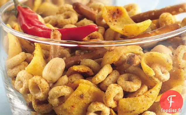 Mélange de Collations au Chili et à l'Ail