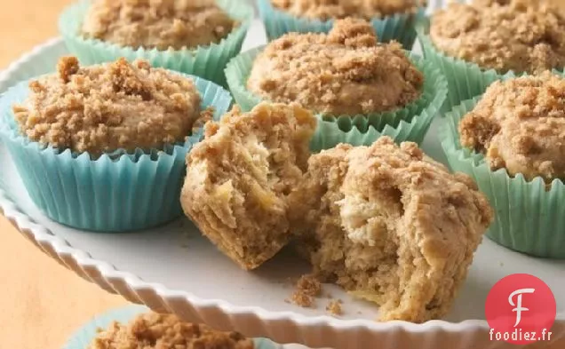 Muffins aux Pommes et au Fromage à la Crème