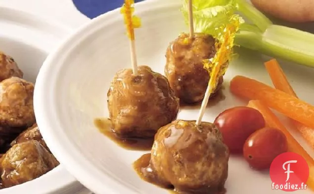 Boulettes de Viande à l'Oignon Français à la Mijoteuse