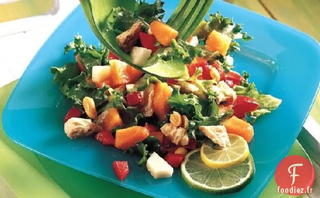 Salade Asiatique avec Vinaigrette au Citron Vert