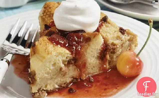 Pouding au Pain Banane-Chocolat