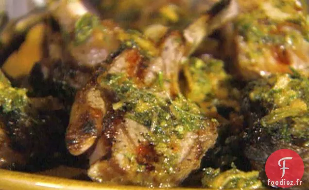 Côtelettes d'Agneau Grillées au Romarin Croustillant