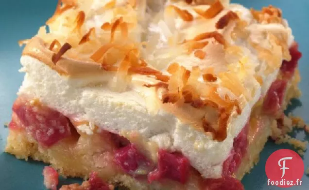 Dessert à la Meringue à la Rhubarbe