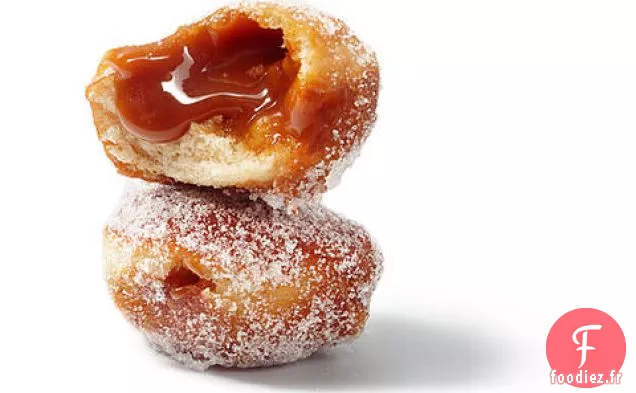 Sufganiyot au Cidre de Pomme (Beignets de Hanoukka) au Caramel Salé