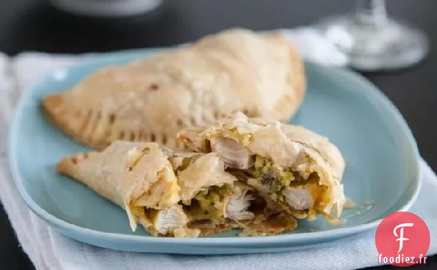 Poches à Tarte au Poulet et au Fromage au Brocoli