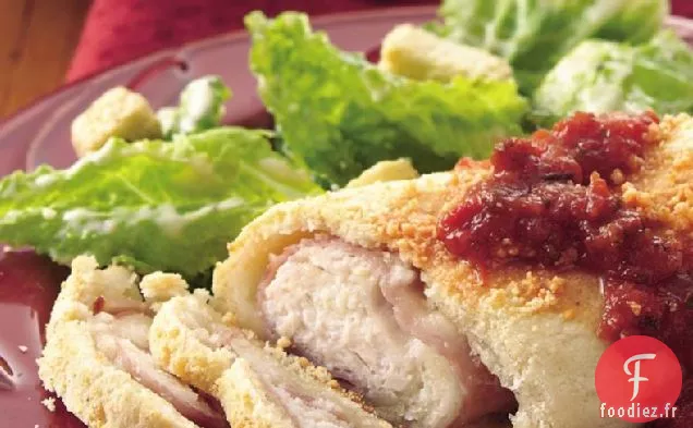 Fagots de Poulet au Parmesan, Provolone et Jambon