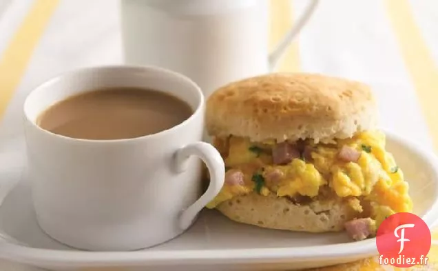 Biscuits aux Œufs et au Jambon
