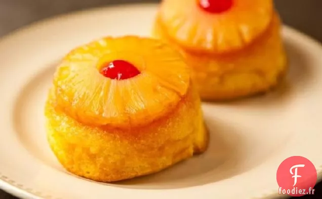 Mini-Gâteaux à l'ananas à l'envers