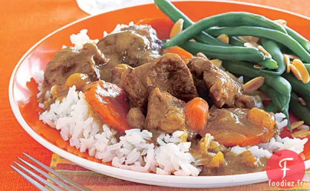 Ragoût d'Agneau au Curry et aux Carottes