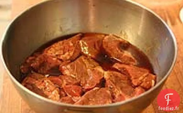 Ragoût D'Agneau Aux Amandes Et Abricots