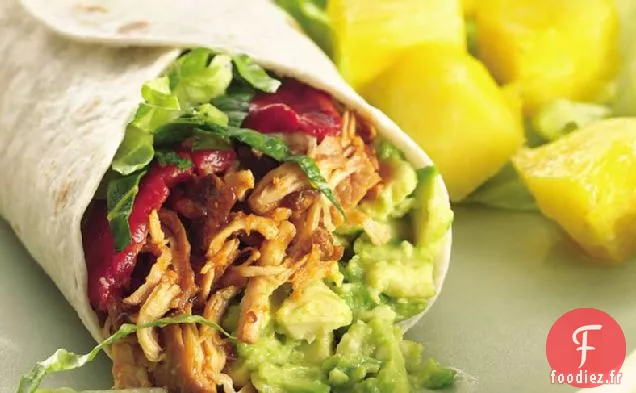 Wraps de Dinde, Bacon et Avocat à la Mijoteuse