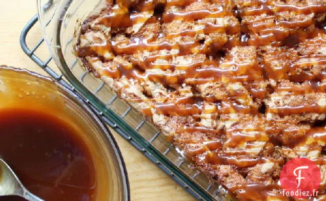 Blondies au Caramel au Whisky - Sauce Caramel