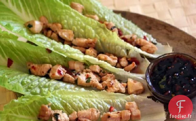Lemongrass - Chili - Wraps de Laitue au Poulet