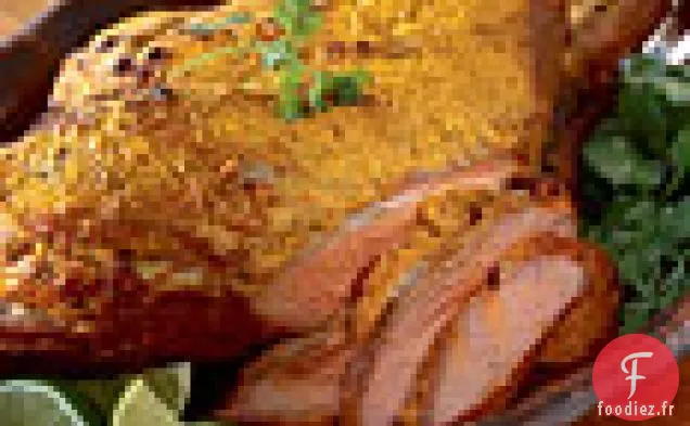 Gigot d'agneau aux épices Tandoori