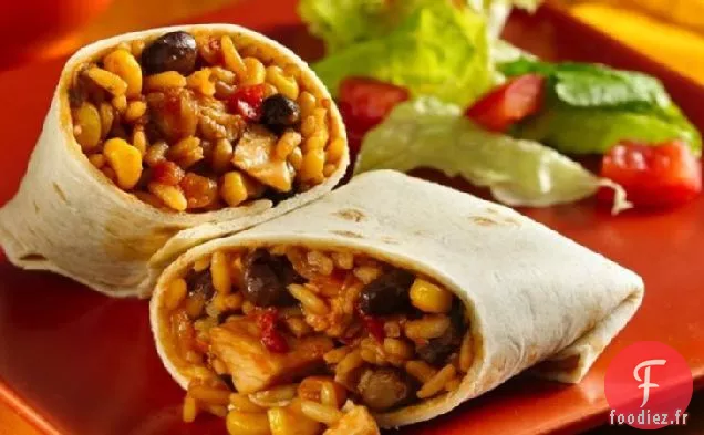 Burritos au Poulet