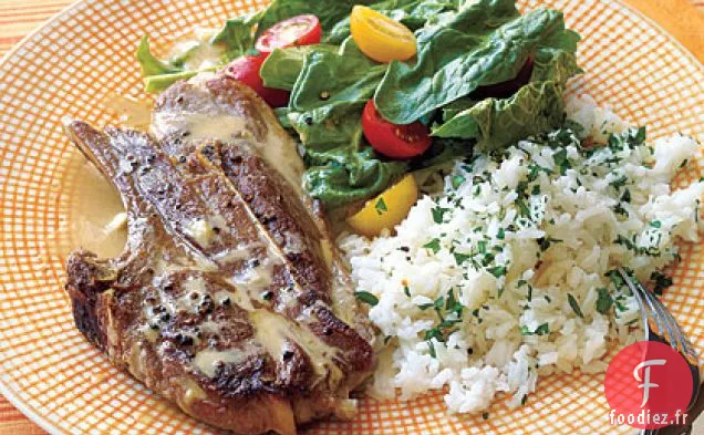 Côtelettes d'Agneau Sauce Tahini