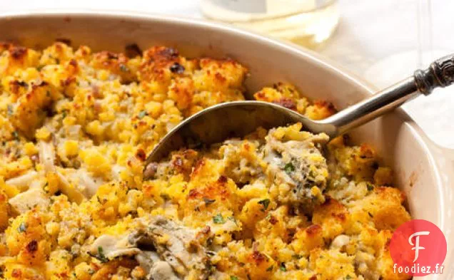 Farce de Pain de Maïs et d'Huîtres