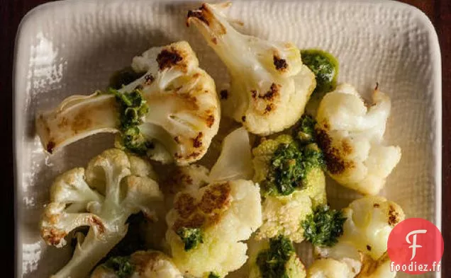 Chou-fleur rôti à la Salsa Verde