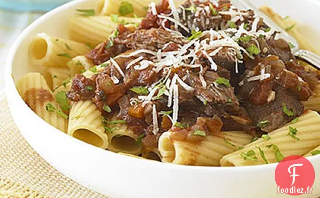 Ragoût d'Agneau Mijoté aux Rigatoni