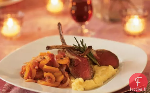 Carré d'Agneau Rôti en Croûte de Fenouil et Romarin