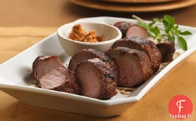 Filet De Porc Frotté au Piment Grillé