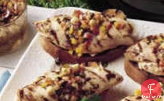 Poulet Grillé avec Salsa Italienne