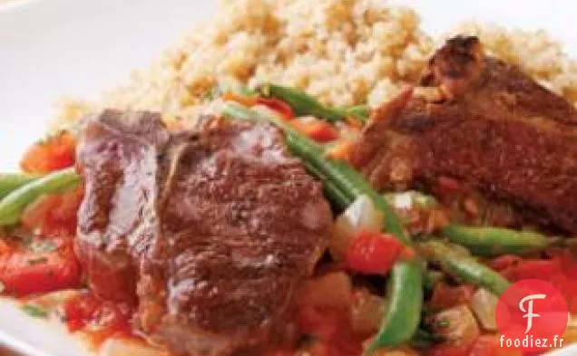 Côtelettes D'Agneau Aux Haricots Verts Libanais