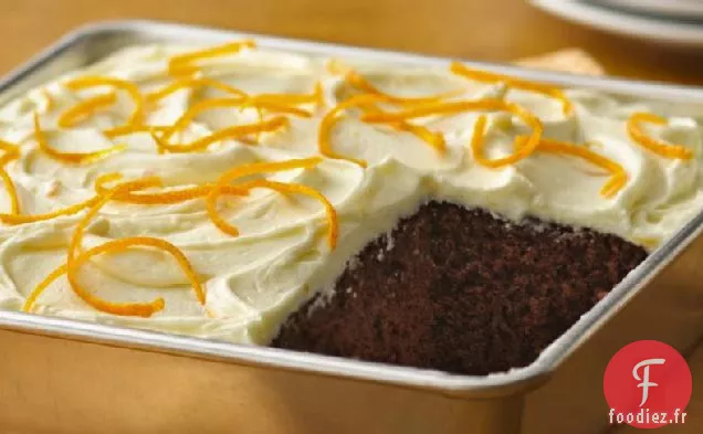 Gâteau Au Chocolat Et à l'Orange Sans Gluten