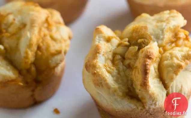 Tasses à Biscuits au Chili et au Fromage