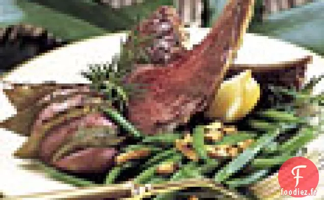 Carré d'Agneau aux Herbes Fraîches et à l'Ail