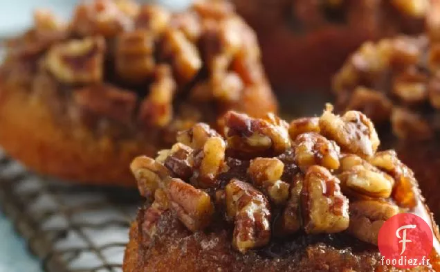 Gâteaux Collants Aux Noix de Pécan Et au Caramel Aux Figues Sans Gluten