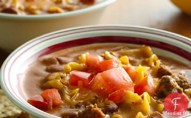 Chili Fondu au Cheddar