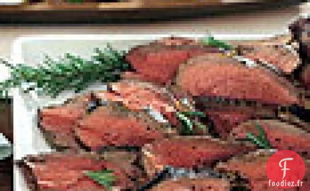 Gigot d'Agneau Grillé à la Moutarde Épicée et au Romarin