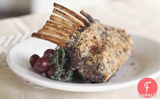 Carré d'Agneau En Croûte de Romarin Et Sauce Balsamique