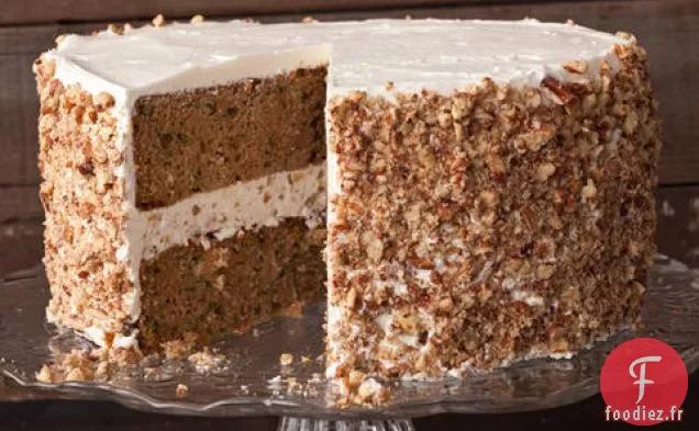 Gâteau aux Courgettes avec Glaçage acidulé à la Crème au Beurre