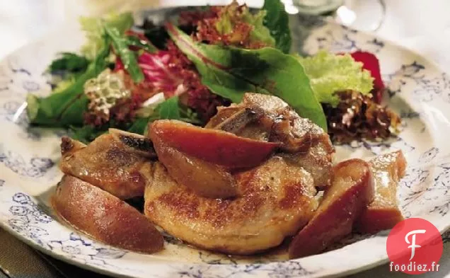 Côtelettes de Porc et Pommes