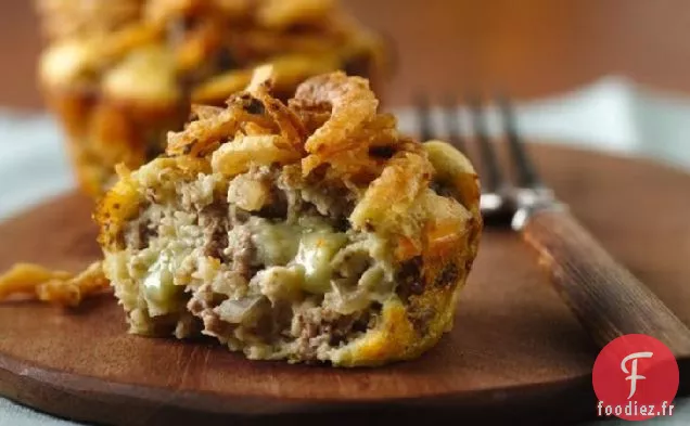 Mini Tartes au Cheeseburger Bleu Incroyablement Faciles
